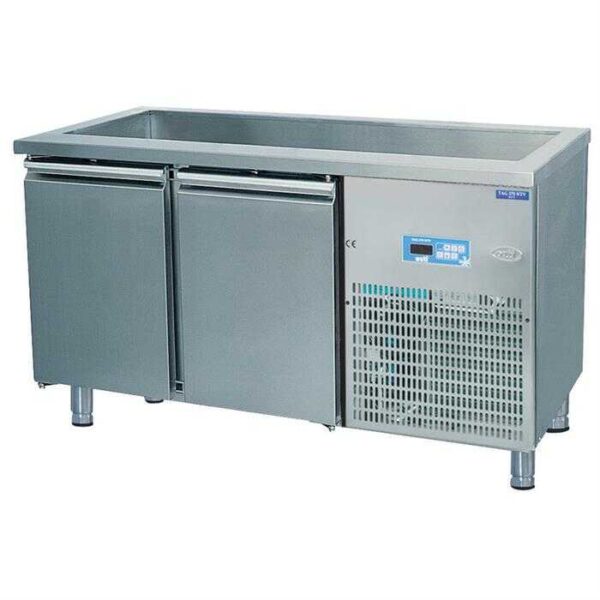 tag 270 ntv cift inox kapi buzdolabi soguk servis bankosu 142x70 make up buzdolaplari oztiryakiler 791927ntv24 6164 16 B