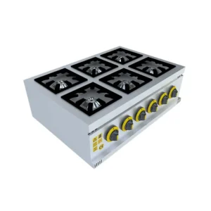 6-კომფორიანი პროფესიონალური დასადგამი გაზქურა AKGAZ