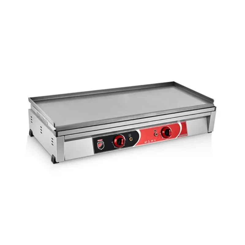დიდი ელექტრო გრილი SILVERINOX-100 მძიმე ზედაპირით