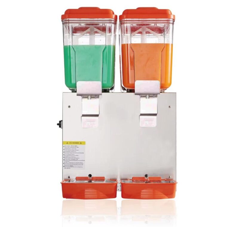 პროფესიონალური ორმაგი წვენის დისპენსერი 32 ლიტრის ტევადობით