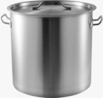 Tall pot with lid 20x20 cm - Image 2