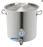 Kettle with thermometer and tap 30x30 cm